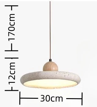 Abat-Jour Pierre <br> Napoli-Grain-Light