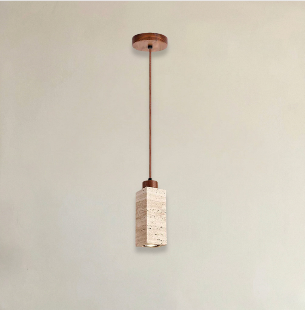 Abat-Jour Suspension Pierre <br> Kosi-Grain-Light