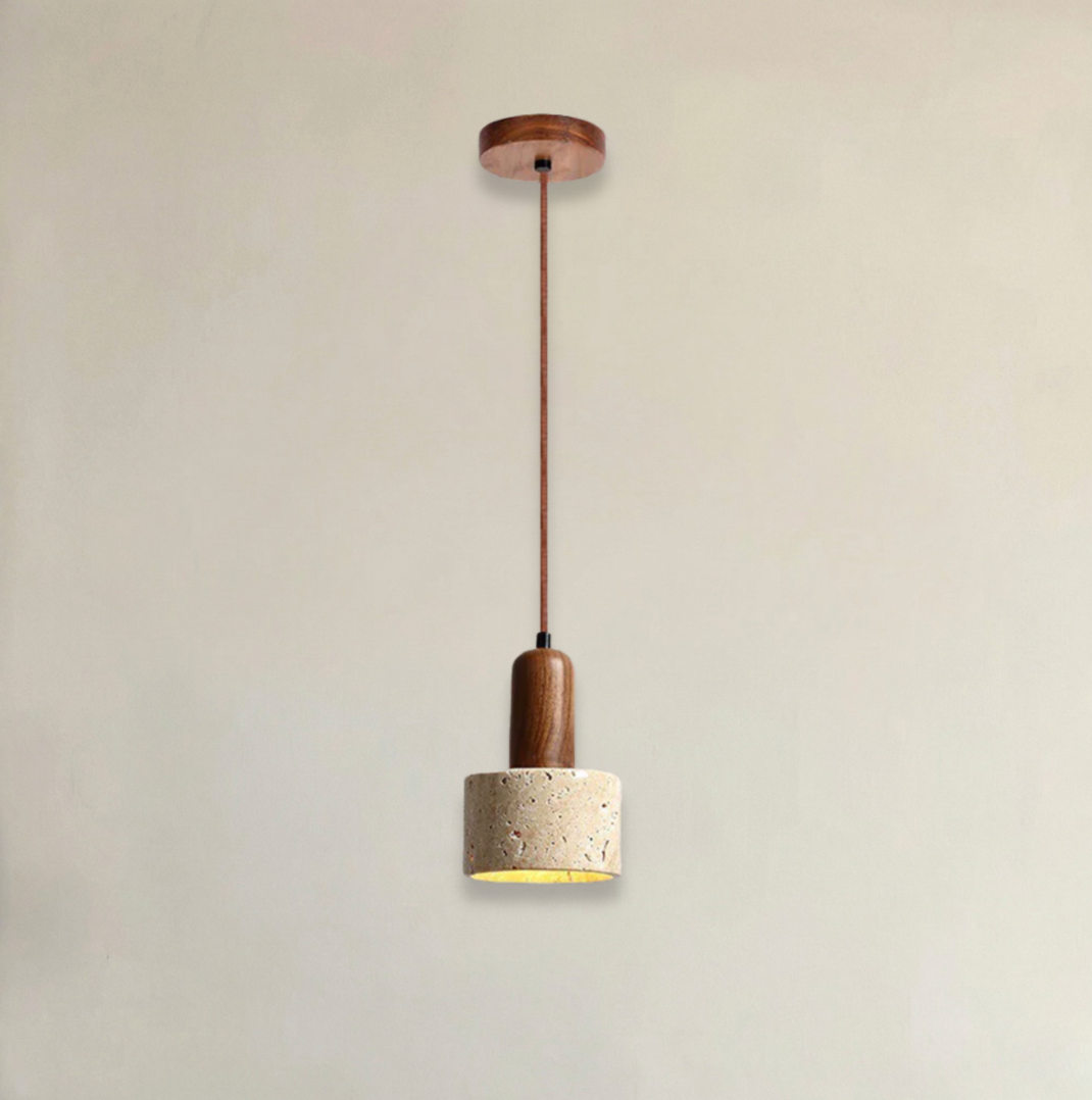 Abat-Jour Suspension Pierre <br> Kosi-Grain-Light