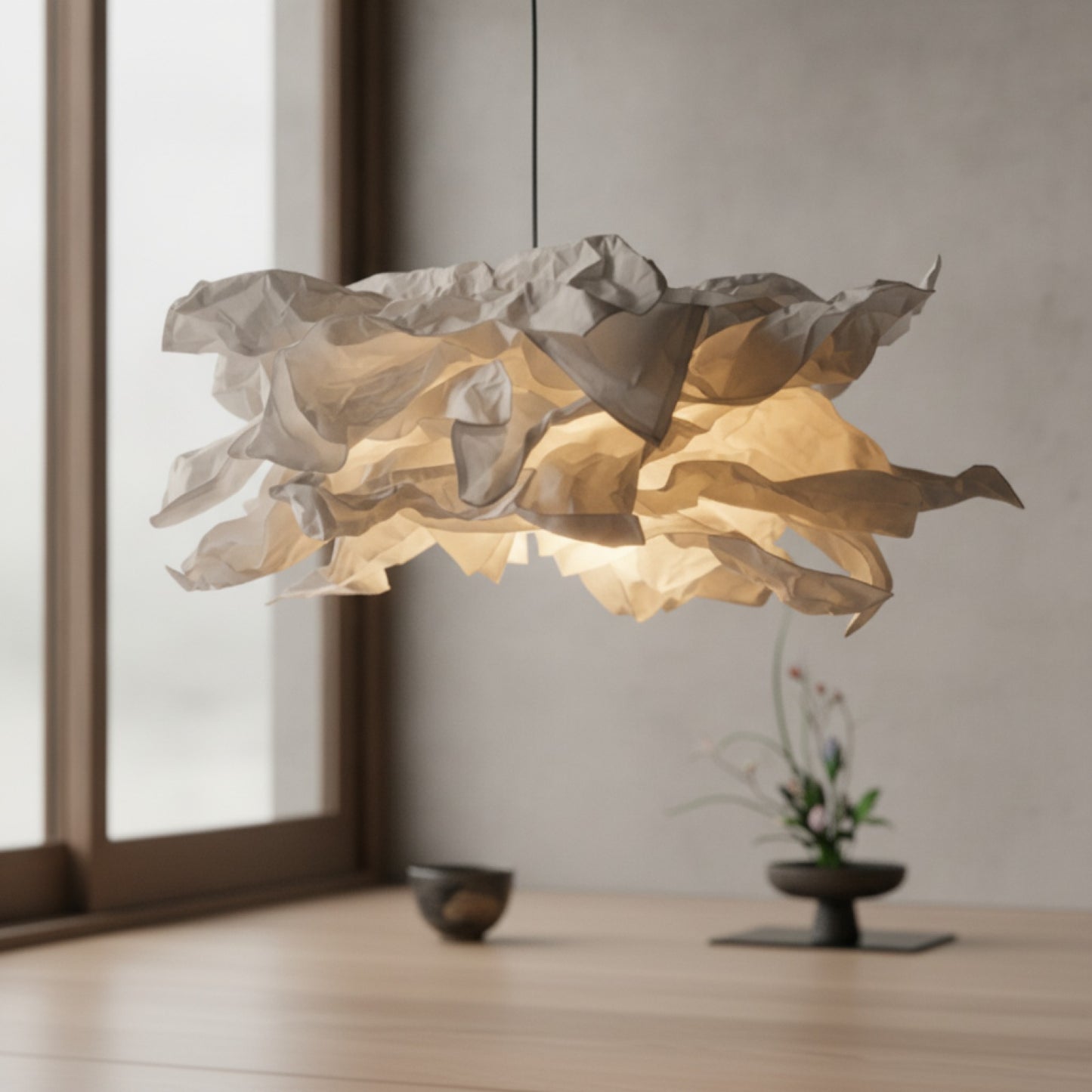 Abat jour Kumo Nuage Papier Design