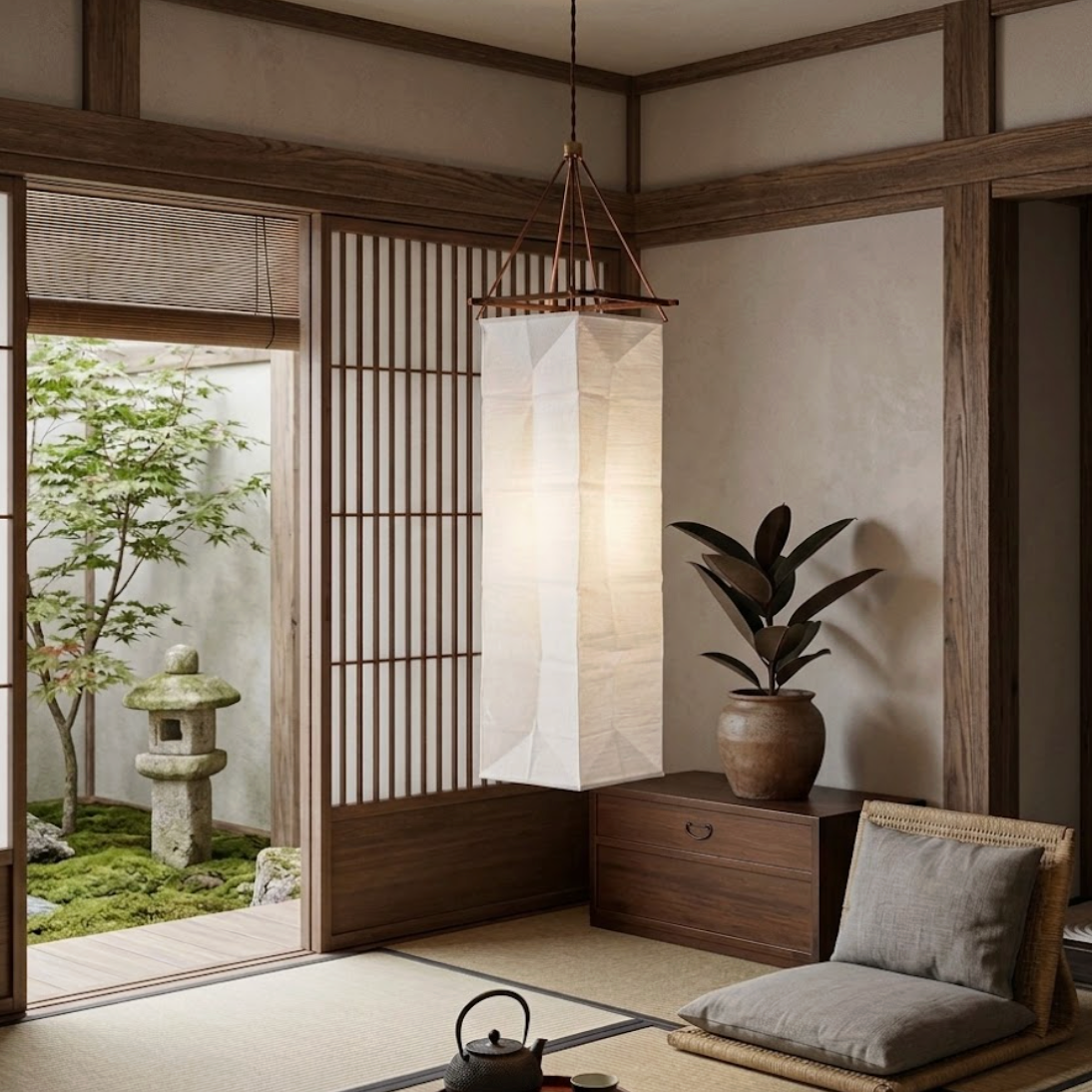 Abat-jour Nagoya Blanc I Grain Light