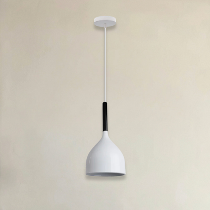 Abat Jour Helsinki Bois & Métal Blanc Scandinave