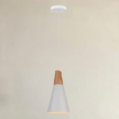 Gamme Abat-Jour Bois Blanc <br> Helsinki-Grain-Light