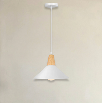 Gamme Abat-Jour Bois Blanc <br> Helsinki-Grain-Light