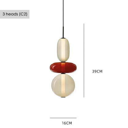 Abat-Jour Design Verre <br> Berlin-Grain-Light