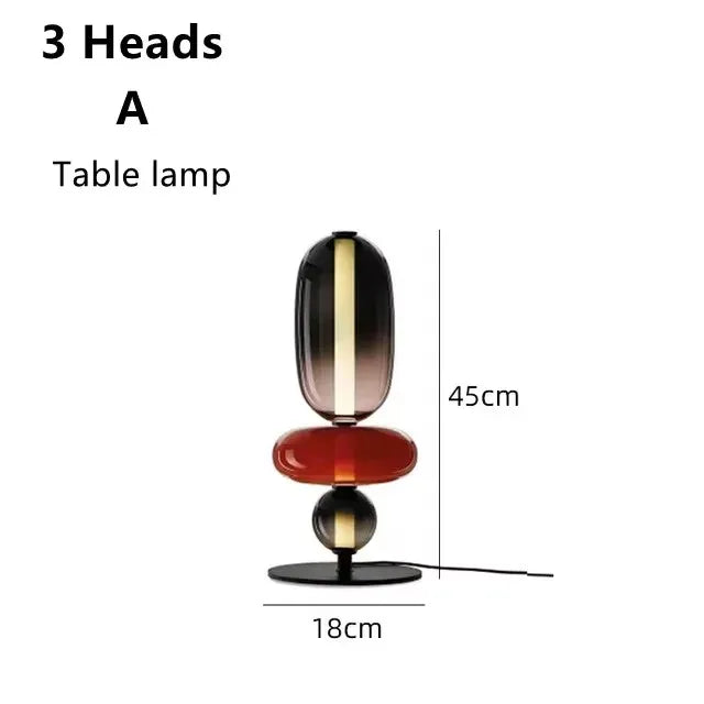 Abat-Jour Design Verre <br> Berlin-Grain-Light