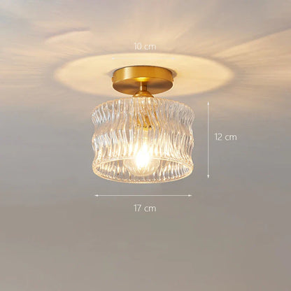 Applique Murale LED Verre Laiton Style Art Déco - Luminaire Moderne pour Salon & Chambre