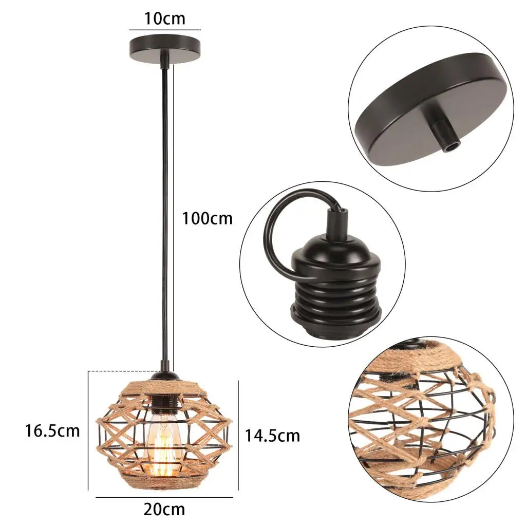 Abat-Jour Bois <br> Chiang Mai-Grain-Light