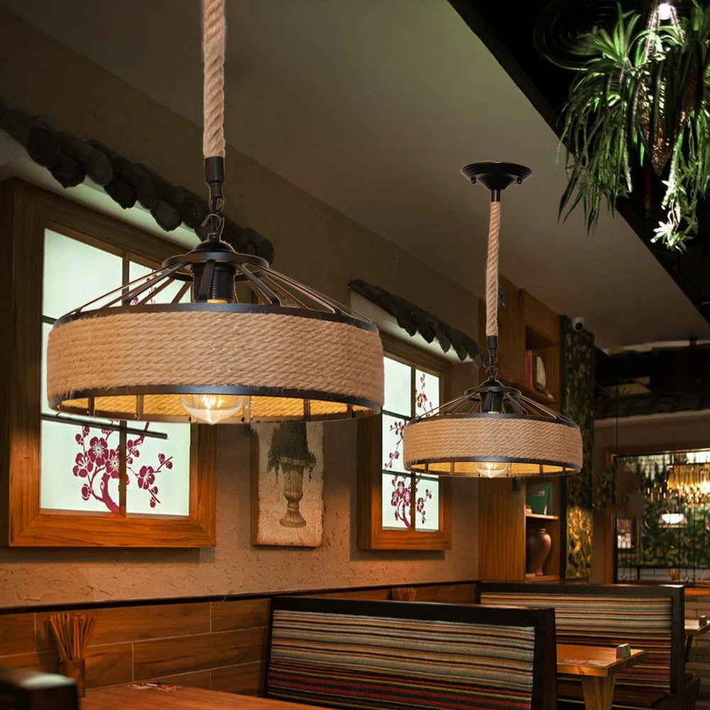 Abat-Jour Bois <br> Chiang Mai-Grain-Light