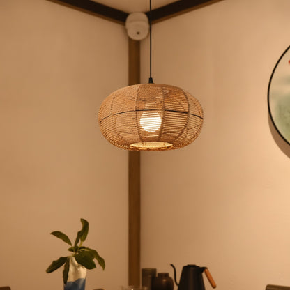 Suspension Luminaire Rotin Naturel Puebla - Artisanat & Design