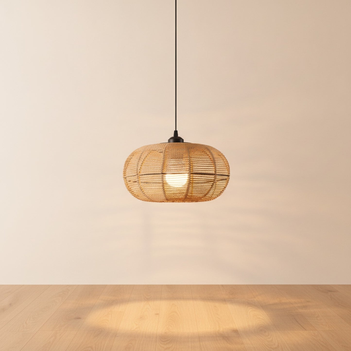 Suspension Luminaire Rotin Naturel Puebla - Artisanat & Design