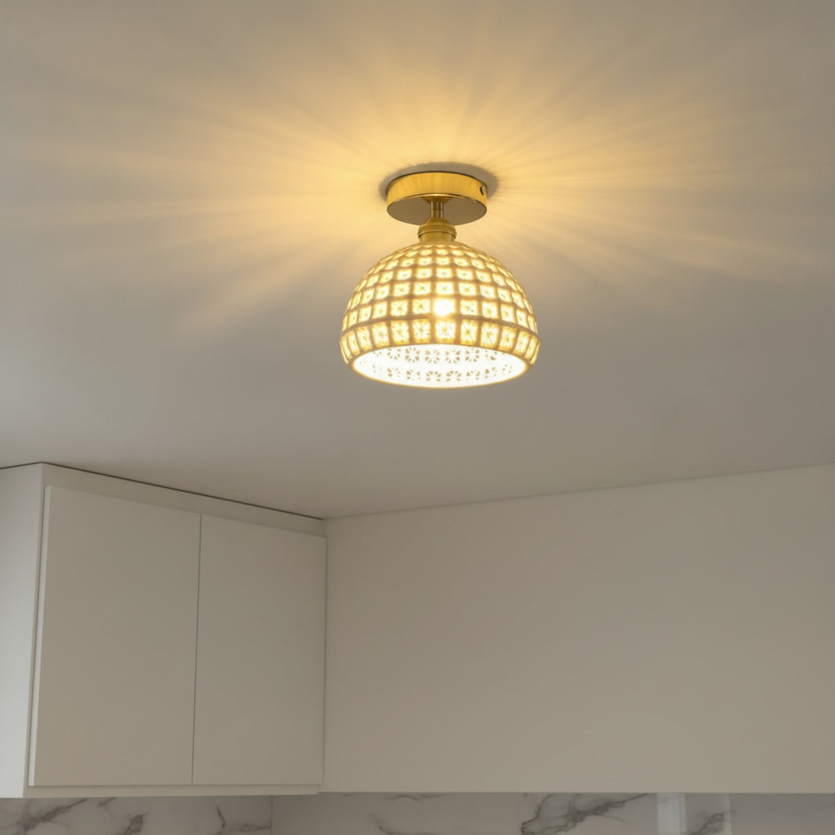 Applique Murale LED Art Déco en Verre - Luminaire Moderne pour Intérieur (Culot E27)