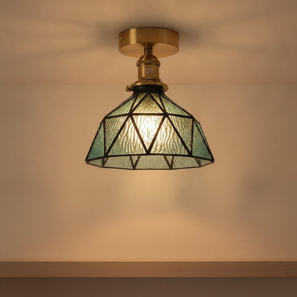 Applique Murale LED Art Déco Laiton avec Abat-jour Verre - Luminaire Moderne pour Salon, Chambre, Cuisine