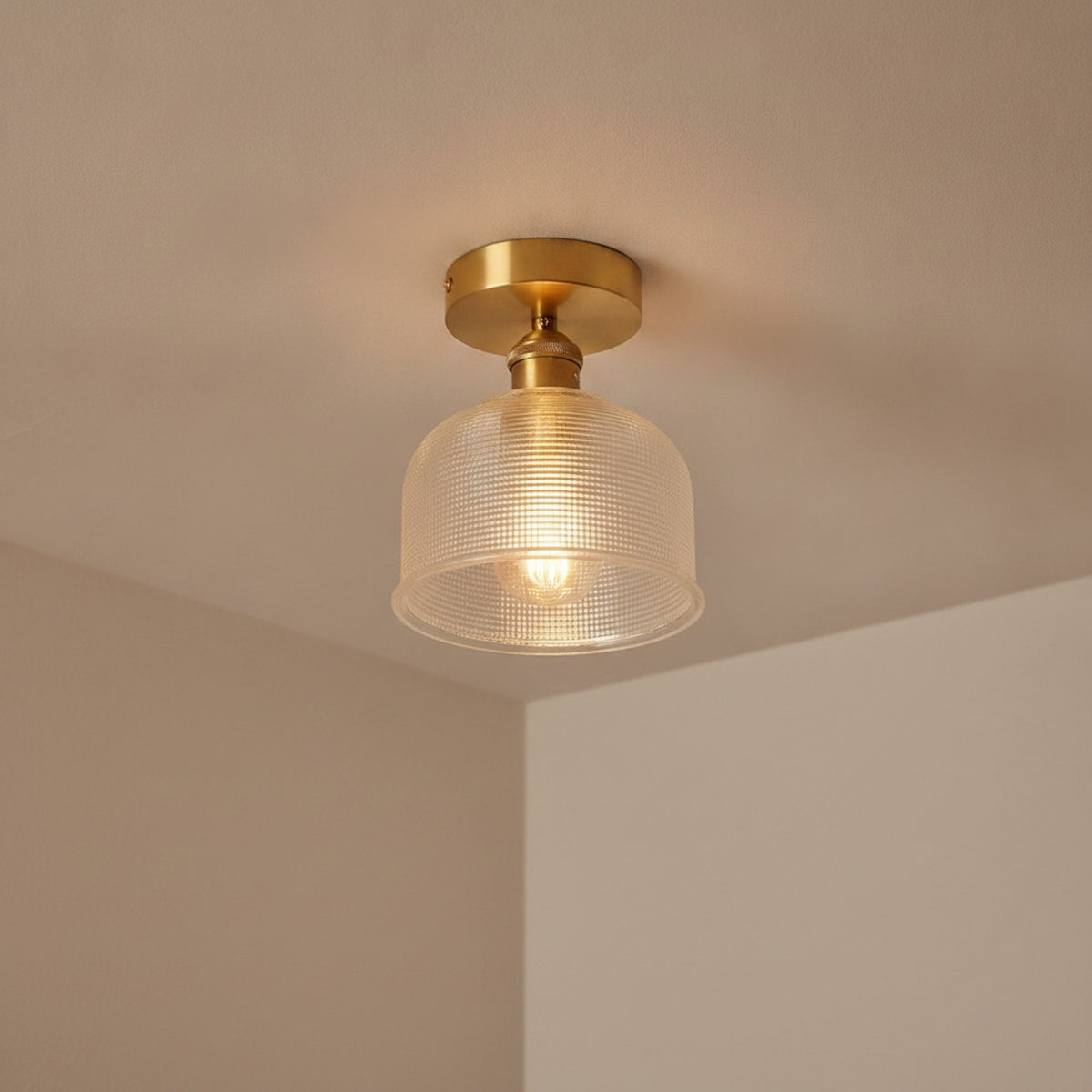 Applique Murale LED Verre Art Déco Laiton - Lampe Moderne pour Intérieur