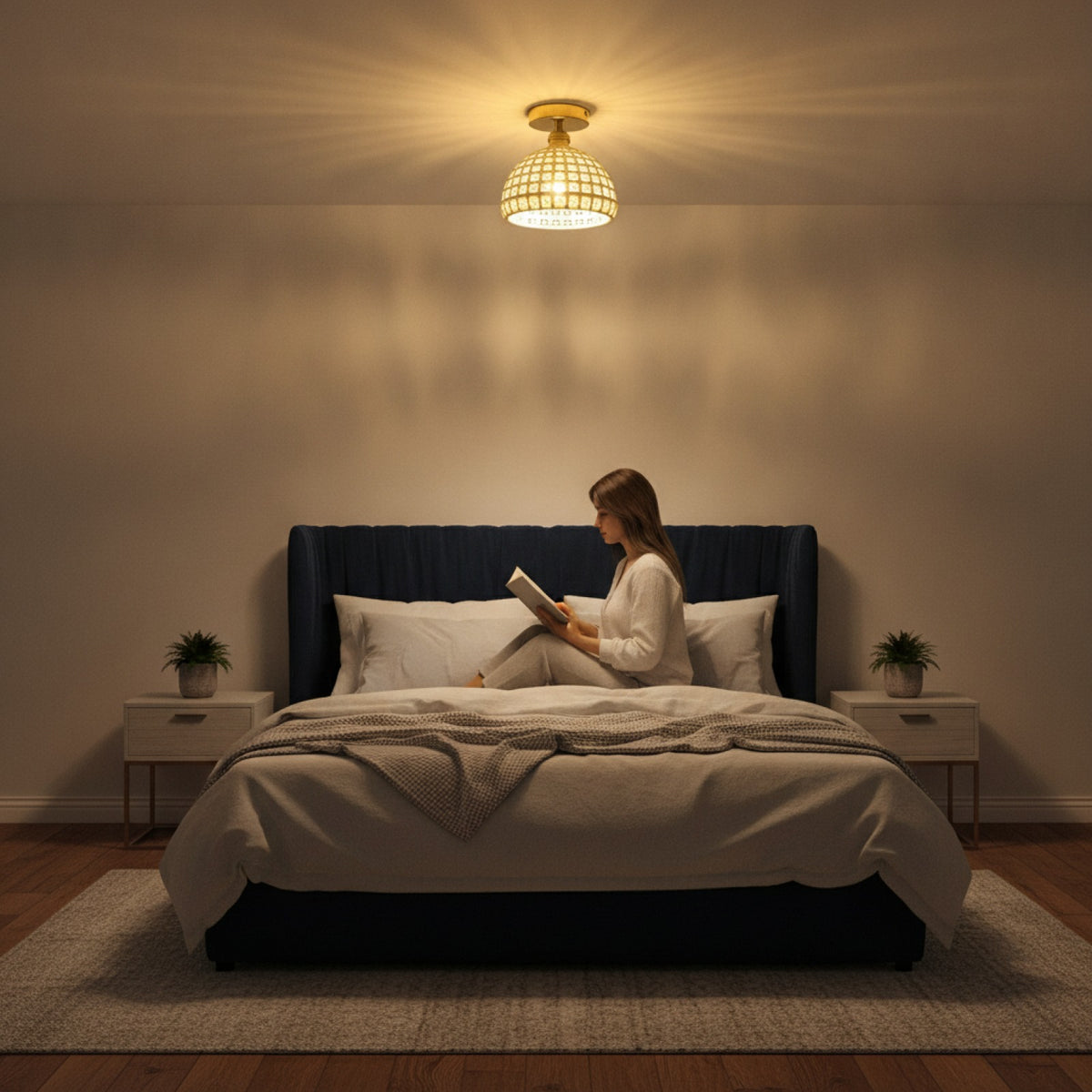 Applique Murale LED Art Déco en Verre - Luminaire Moderne pour Intérieur (Culot E27)