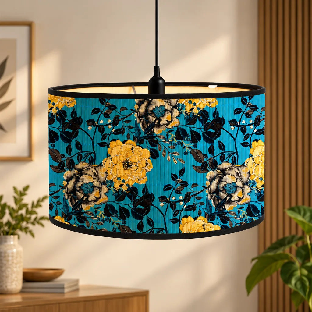 Abat Jour Bambou | Blue Flora