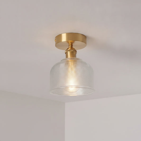 Applique Murale LED Verre Art Déco Laiton - Lampe Moderne pour Intérieur